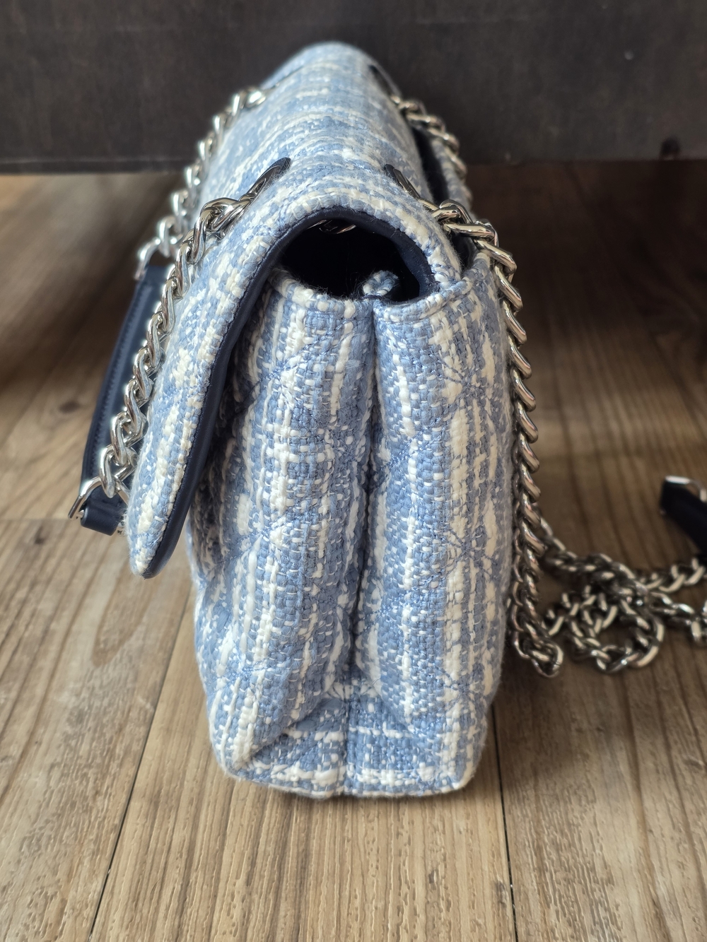 Kate Spade Natalia Denim Tweed Flap Bag - Picture 4 of 10